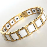 Magnetic Ceramic Bracelet Therapy Bracelet for Men Women Health Care