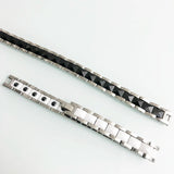 Men's Magnetic Wristband Black/White Ceramic Bracelet
