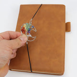 Reiki Mineral Crystal Tree Of Life Bookmark Colorful Gravel Braid