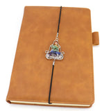 Natural Crystal Yogi Tree Of Life Bookmark Colorful Gravel Braid Stretch Rope