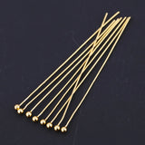 6pcs 925 Sterling Silver Ball Head Pins Needles For Beads Earring Jewelry