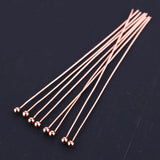 6pcs 925 Sterling Silver Ball Head Pins Needles For Beads Earring Jewelry
