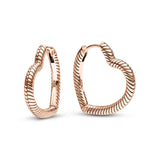 Rose Style 925 Sterling Silver Stud Earrings for Women