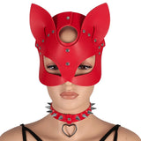 Heart Accessories Leather Traction Rope Collar Necklace Bondage