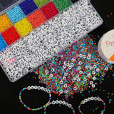 Heart Alphabet Letter Beads Kit for DIY Name Bracelets