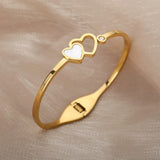 Heart Bracelet For Women Crystal Zircon Geometry Animal Bee Bracelets