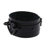 Heart Bracelet Leather Wristband Cuff Gothic Punk Armband Unisex
