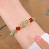 Heart Bracelet Women's Retro Clear Bracelet