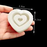 Heart Butterfly Epoxy Resin Mold Silicone Jewelry Tool Key Chain Accessories