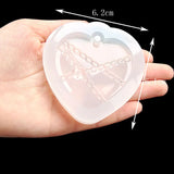 Heart Butterfly Epoxy Resin Mold Silicone Jewelry Tool Key Chain Accessories