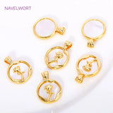 Heart/Butterfly Shell Charms Pendants for DIY Jewelry Making
