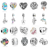 925 Sterling Silver Animal Charm for Bracelet DIY Jewelry