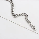 Heart Charm Chain Couple Paired Stainless Steel Bracelet Women Men Steel Gift