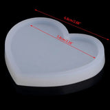Heart Coaster Resin Epoxy Silicone Mold for Jewelry Casting