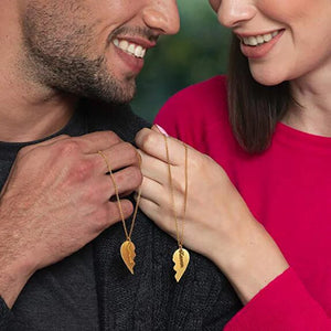 Heart Couple Necklaces Name Engraving Stainless Steel Jewelry