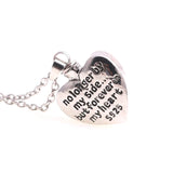 Heart Cremation Urn Necklace with Fill Kit