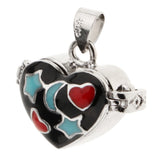 Heart Cremation Urn Pendant Human Pet Ashes Photo Locket Jewelry