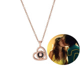 Heart Photo Projection Necklace Mother's Mum Gift Lover Personalized