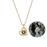 Heart Photo Projection Necklace Mother's Mum Gift Lover Personalized