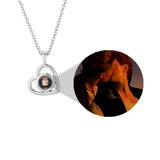 Heart Photo Projection Necklace Mother's Mum Gift Lover Personalized