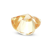 Heart Cut Moissanite Lab-Grown Diamond Test Champagne Gemstones VVS1