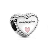Heart Family Tree Dangle Charm 925 Silver Unicorn Fits Bracelets