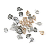 Alloy Charms Pendant with CZ for DIY Jewelry Making