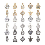 Alloy Charms Pendant with CZ for DIY Jewelry Making