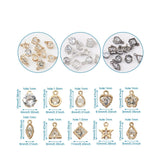 Alloy Charms Pendant with CZ for DIY Jewelry Making