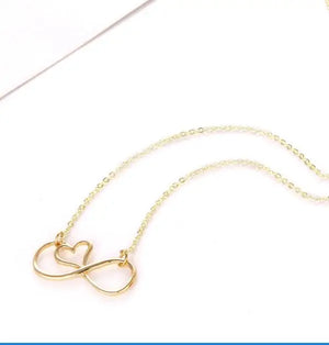 Heart Infinity Necklace love pendant Mother