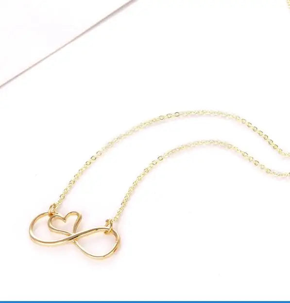 Heart Infinity Necklace love pendant Mother