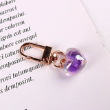Colorful Heart Keychain Bag Charms Girly Key Chains