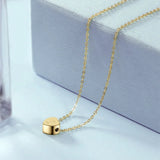 Heart Initial Necklace Woman's Pendant Name Necklace Choker Jewelry