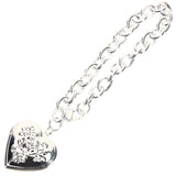 Heart Locket Bracelet Heart Charm Bracelet for Women Girls