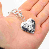 Heart Locket Bracelet Heart Charm Bracelet for Women Girls