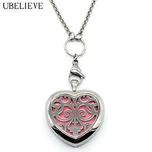 Heart Locket Essential Oil Diffuser Pendant