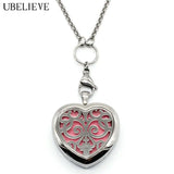 Heart Locket Essential Oil Diffuser Pendant