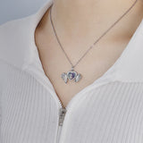Custom Heart Locket Pendant Necklace with Engraved Message