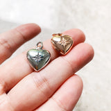 Heart Locket with Star Pendant 925 Silver Romantic Gift