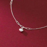 Heart Love Anklets 925 Sterling Silver Women Jewelry Leg Bracelet