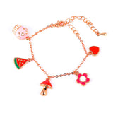 Heart Love Chain Adjustable Bracelet Gift Kid's Jewelry Gift for Girl Drop