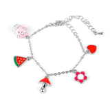 Heart Love Chain Adjustable Bracelet Gift Kid's Jewelry Gift for Girl Drop