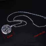 Heart Magnifying Glass Pendant Necklace with High Crystal Magnifier