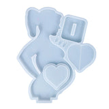 Heart Mom Picture Photo Frame Epoxy Resin Silicone Soap Mold