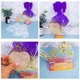 Heart Mom Photo Frame Resin Mold for DIY Crafts