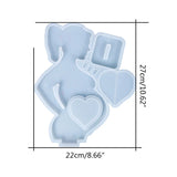 Heart Mom Photo Frame Resin Mold for DIY Crafts