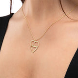 Heart Name Necklace Personalized Couple Jewelry Women Choker