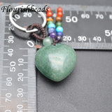 7 Chakra Healing Stone Keychain Set