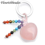 7 Chakra Healing Stone Keychain Set