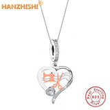 Heart Necklace 925 Silver Music Note Shoes Toothpaste Pendant Gift